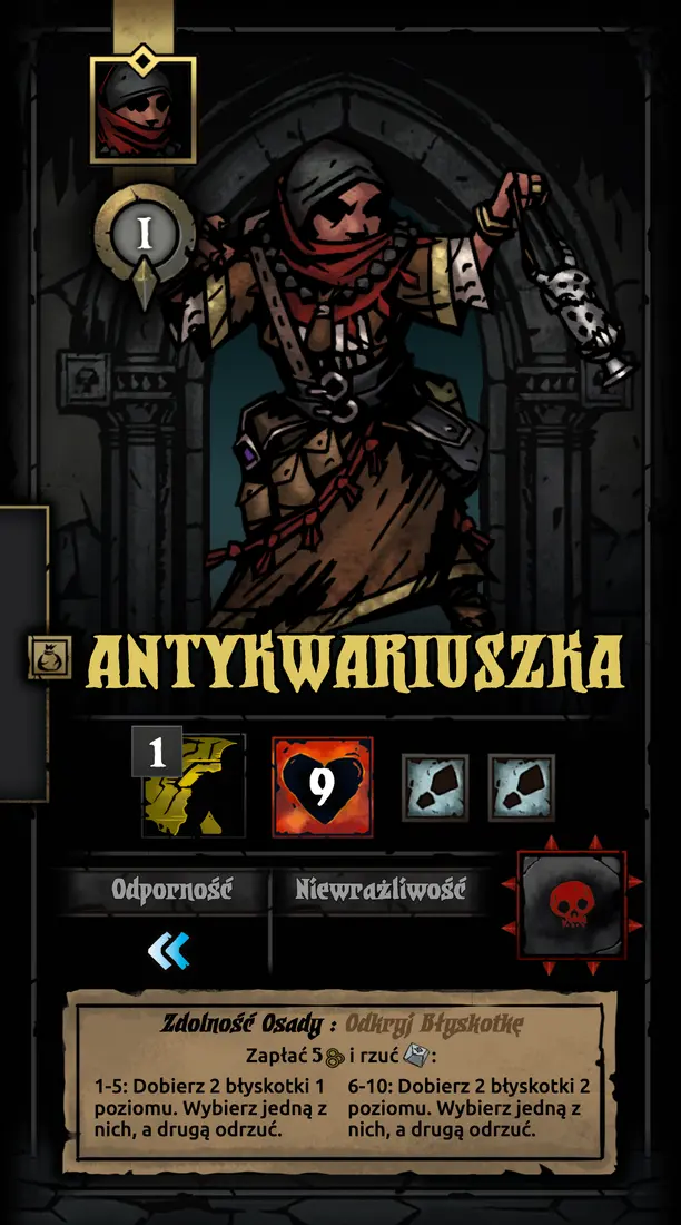Antykwariuszka — Poziom 1