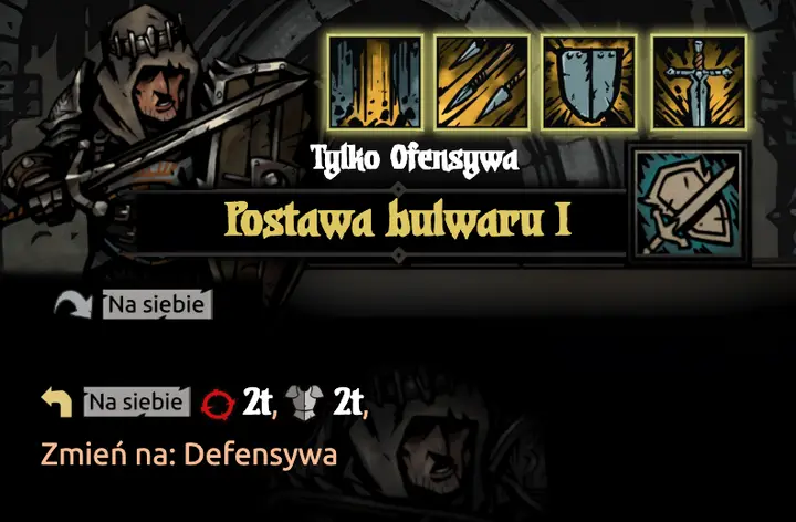 Postawa bulwaru I — Tył