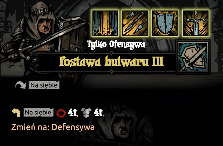 Postawa bulwaru III — Tył