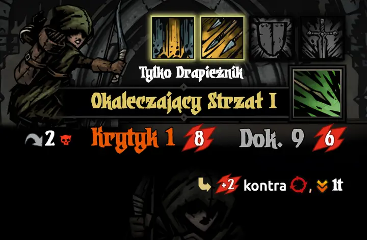 Szybki Strzał / Okaleczający Strzał I — Tył