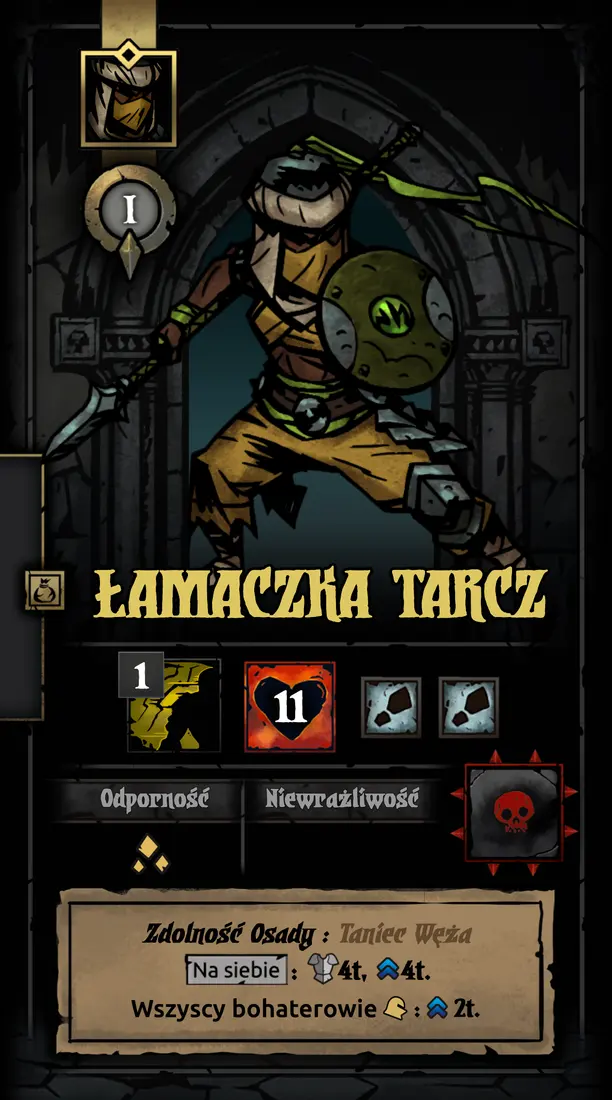 Łamaczka Tarcz — Poziom 1